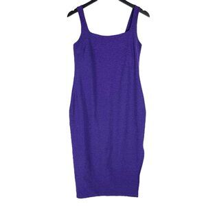Beyond Yoga Women's Spacedye Icon Midi Dress in Purple Dahlia Size L